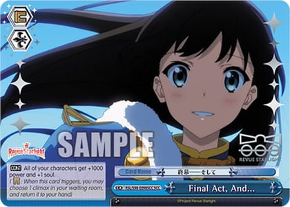 Final Act, And... (SCC), Revue Starlight The Movie RSL/S98-E098SCC SCC
