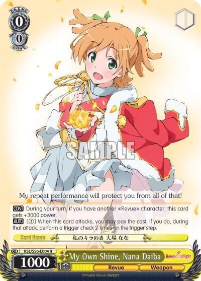 My Own Shine, Nana Daiba, Revue Starlight RSL/S56-E004 R