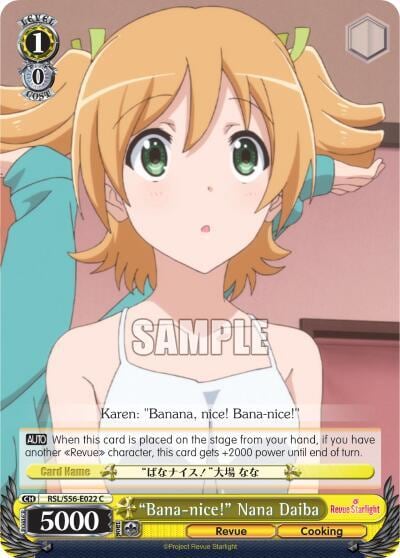 "Bana-nice!" Nana Daiba, Revue Starlight RSL/S56-E022 C