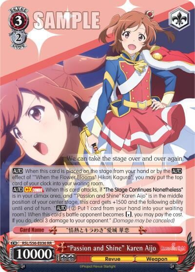 "Passion and Shine" Karen Aijo, Revue Starlight RSL/S56-E036 RR