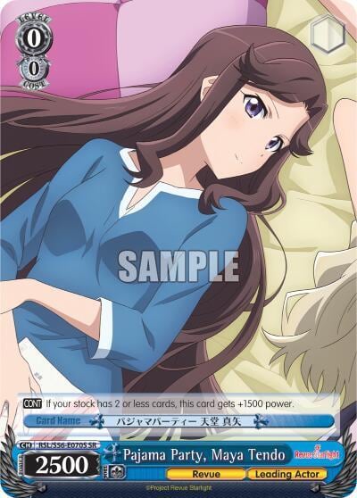 Pajama Party, Maya Tendo (SR), Revue Starlight RSL/S56-E070S SR