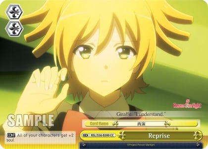Reprise, Revue Starlight RSL/S56-E099 CC