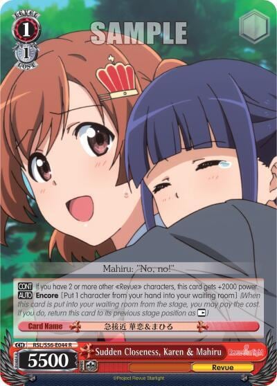 Sudden Closeness, Karen & Mahiru, Revue Starlight RSL/S56-E044 R