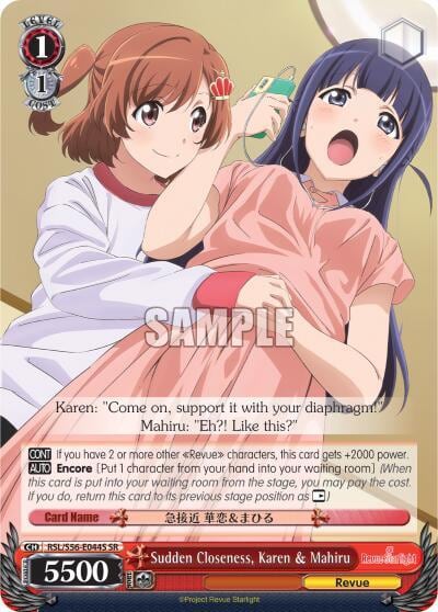 Sudden Closeness, Karen & Mahiru (SR), Revue Starlight RSL/S56-E044S SR