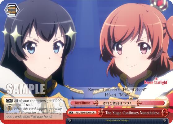 The Stage Continues Nonetheless, Revue Starlight RSL/S56-E064 CR