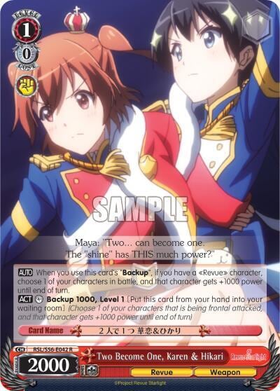 Two Become One, Karen & Hikari, Revue Starlight RSL/S56-E042 R