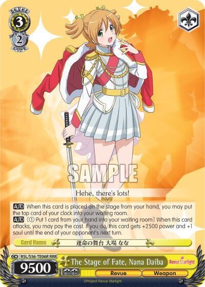 The Stage of Fate, Nana Daiba (RRR), Revue Starlight RSL/S56-TE06R RRR