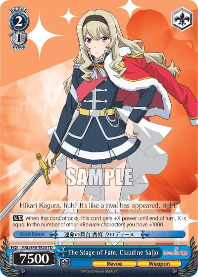 The Stage of Fate, Claudine Saijo, Revue Starlight RSL/S56-TE20 TD