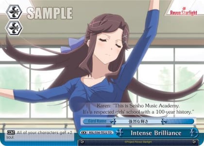 Intense Brilliance, Revue Starlight RSL/S56-TE22 TD