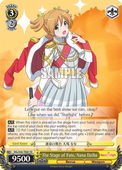 The Stage of Fate, Nana Daiba, Revue Starlight RSL/S56-TE06 TD
