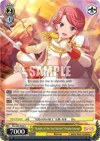 "Knight of the Sun Nation" Futaba Isurugi, Revue Starlight -Re LIVE- RSL/S69-E025 C
