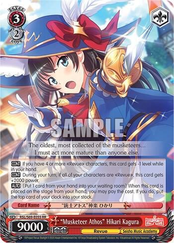 "Musketeer Athos" Hikari Kagura, Revue Starlight -Re LIVE- RSL/S69-E055 RR