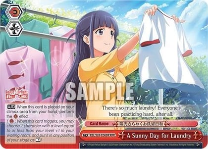 A Sunny Day for Laundry (RRR), Revue Starlight -Re LIVE- RSL/S69-E069R RRR