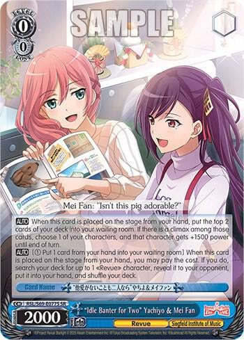 "Idle Banter for Two" Yachiyo & Mei Fan (SR), Revue Starlight -Re LIVE- RSL/S69-E077S SR