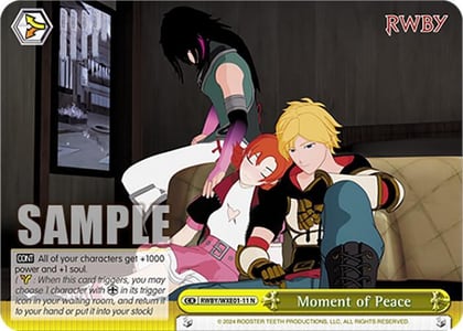 Moment of Peace, RWBY Premium Booster RWBY/WXE01-11 N