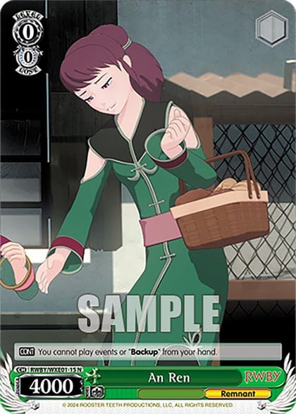 An Ren, RWBY Premium Booster RWBY/WXE01-15 N