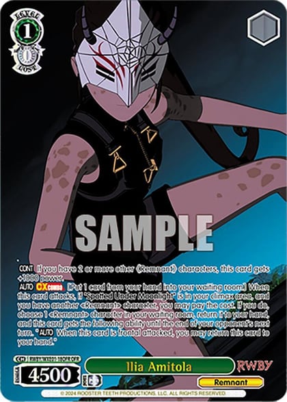 Ilia Amitola (OFR), RWBY Premium Booster RWBY/WXE01-18OFR OFR