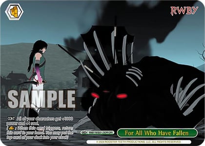 For All Who Have Fallen (OFR), RWBY Premium Booster RWBY/WXE01-25OFR OFR