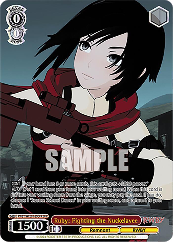 Ruby: Fighting the Nuckelavee (OFR), RWBY Premium Booster RWBY/WXE01-29OFR OFR