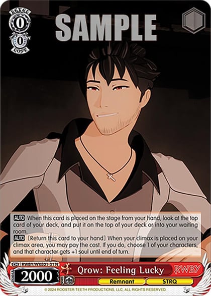 Qrow: Feeling Lucky, RWBY Premium Booster RWBY/WXE01-31 N
