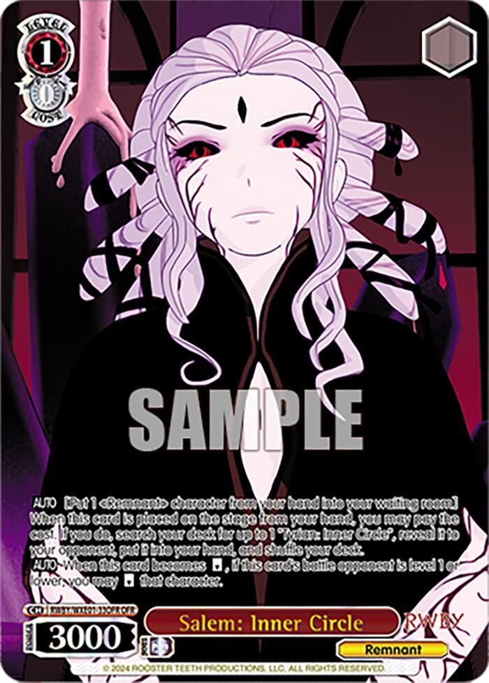 Salem: Inner Circle (OFR), RWBY Premium Booster RWBY/WXE01-33OFR OFR
