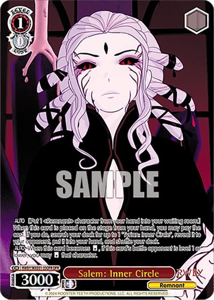 Salem: Inner Circle (OFR), RWBY Premium Booster RWBY/WXE01-33OFR OFR