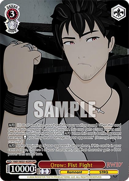 Qrow: Fist Fight (OFR), RWBY Premium Booster RWBY/WXE01-43OFR OFR