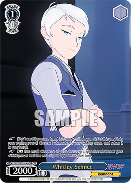 Whitley Schnee (OFR), RWBY Premium Booster RWBY/WXE01-49OFR OFR