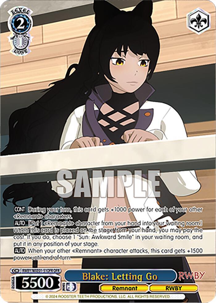 Blake: Letting Go (OFR), RWBY Premium Booster RWBY/WXE01-51OFR OFR