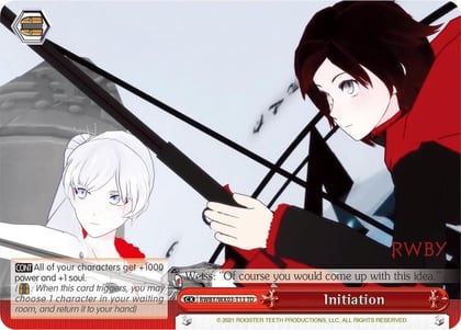 Initiation, RWBY RWBY/WX03-T13 TD
