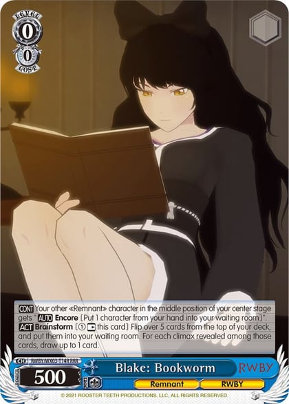 Blake: Bookworm (RRR), RWBY RWBY/WX03-T14R RRR