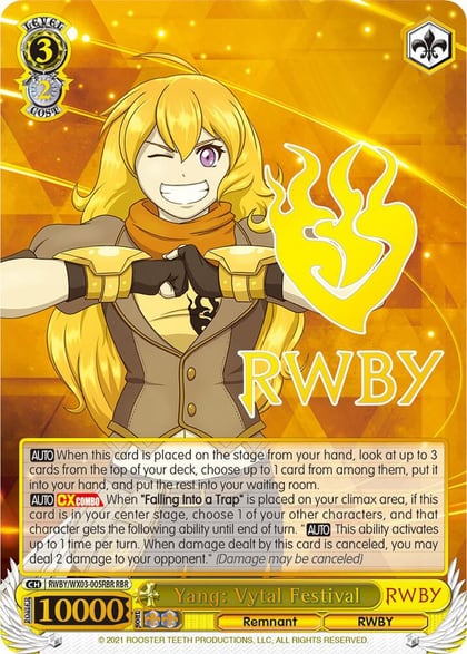 Yang: Vytal Festival (RBR), RWBY RWBY/WX03-005RBR RBR