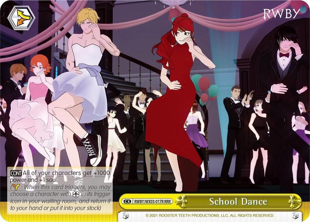 School Dance (RRR), RWBY RWBY/WX03-017R RRR