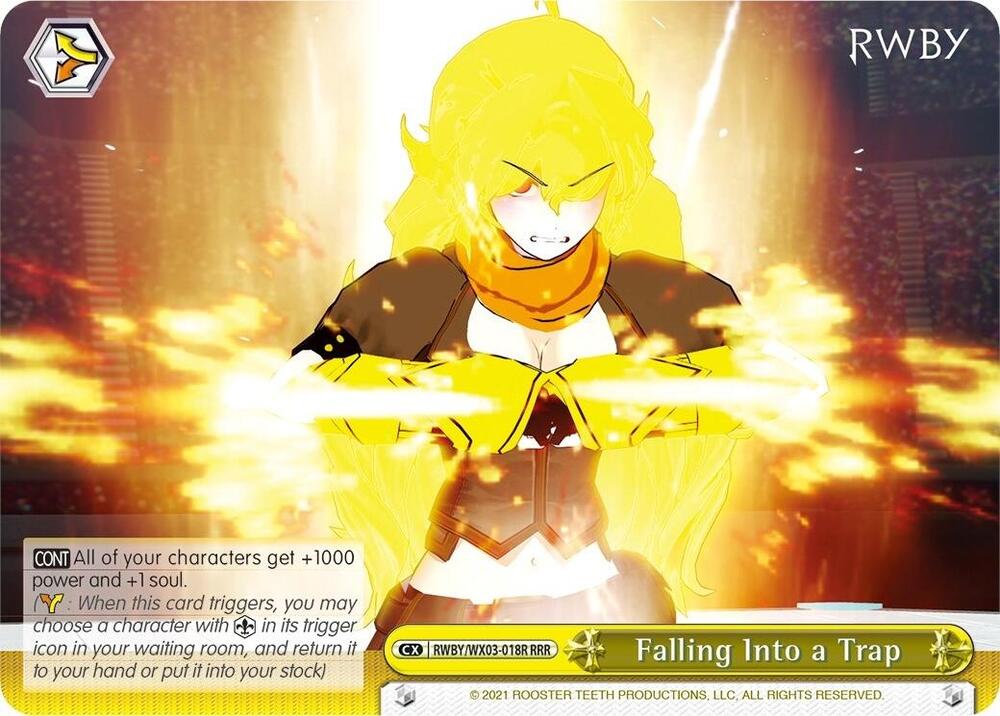 Falling Into a Trap (RRR), RWBY RWBY/WX03-018R RRR