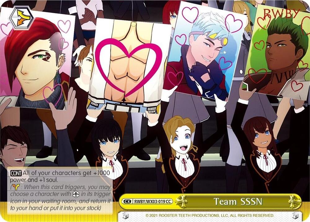 Team SSSN, RWBY RWBY/WX03-019 CC