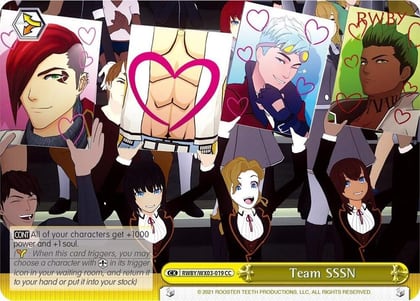 Team SSSN, RWBY RWBY/WX03-019 CC