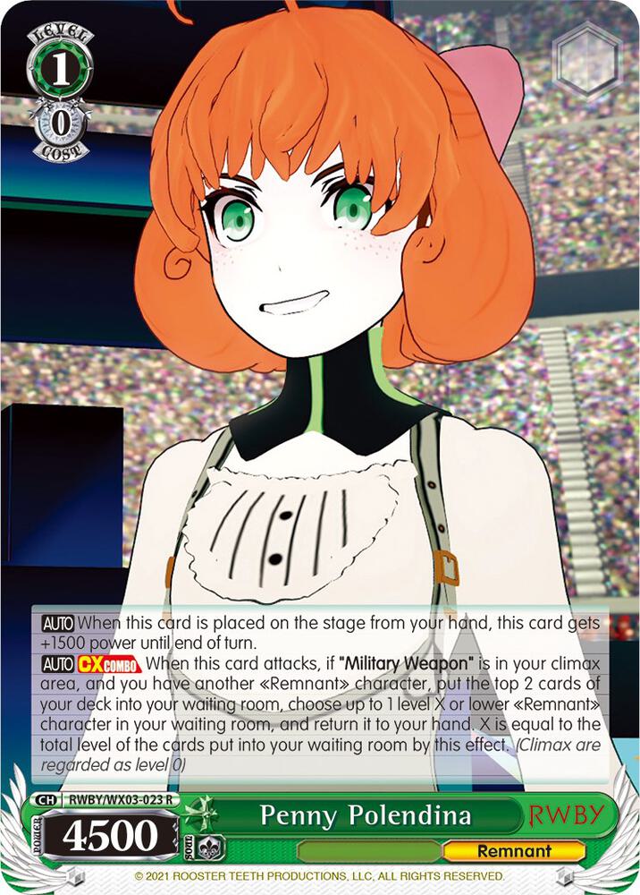 Penny Polendina, RWBY RWBY/WX03-023 R