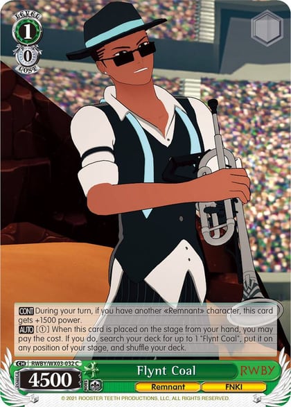 Flynt Coal, RWBY RWBY/WX03-032 C