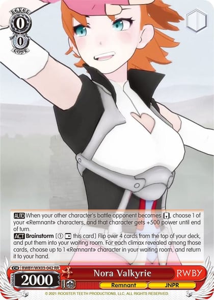 Nora Valkyrie, RWBY RWBY/WX03-042 RR
