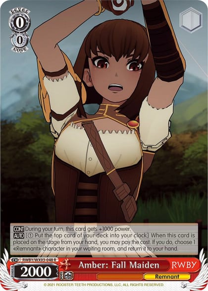 Amber: Fall Maiden, RWBY RWBY/WX03-048 R