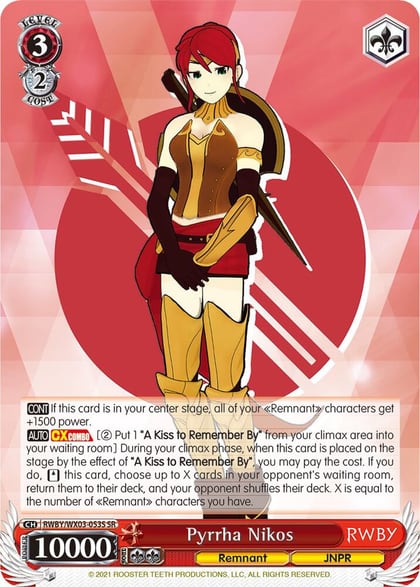 Pyrrha Nikos (SR), RWBY RWBY/WX03-053S SR