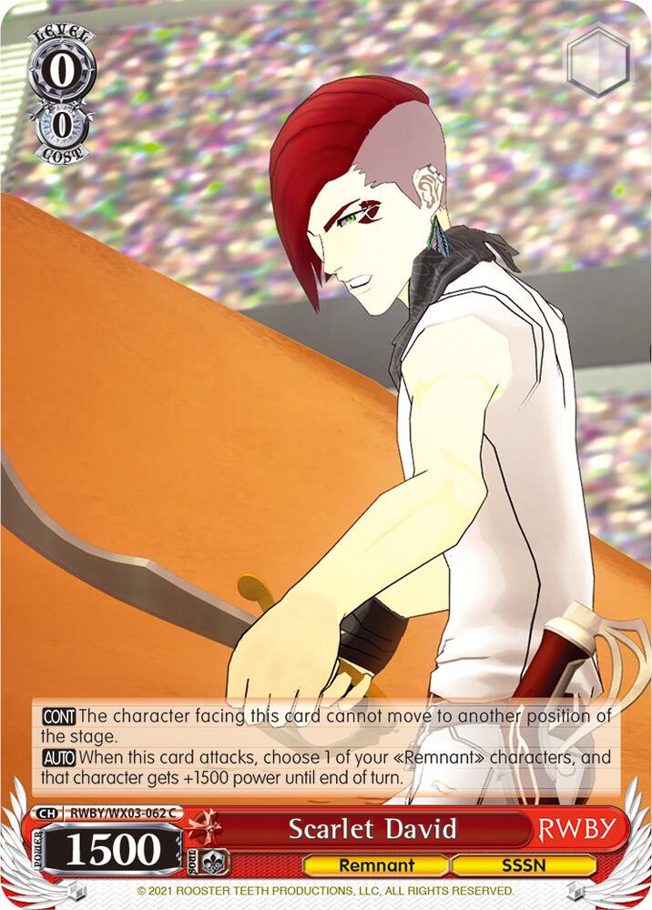 Scarlet David, RWBY RWBY/WX03-062 C
