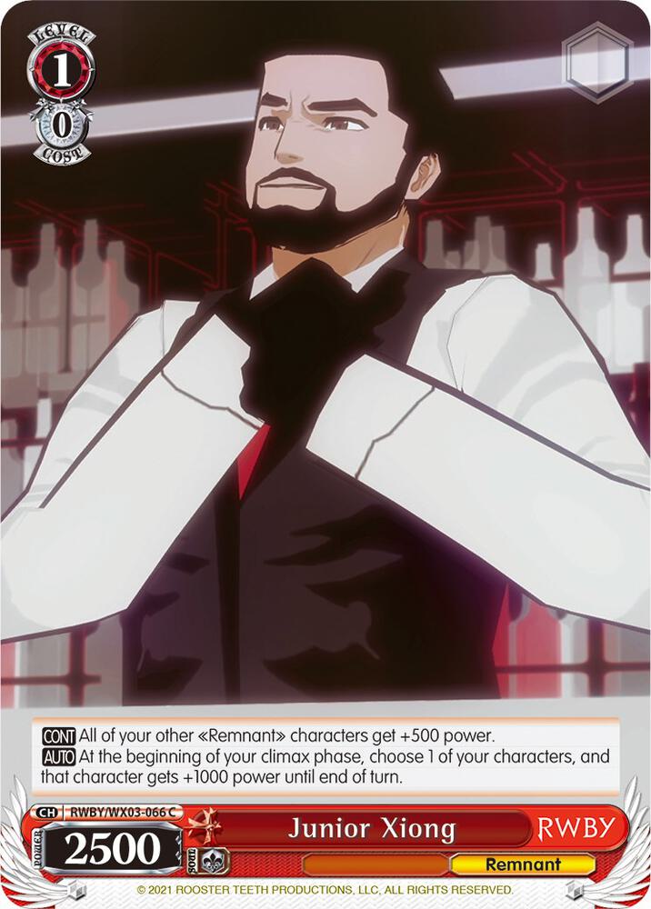 Junior Xiong, RWBY RWBY/WX03-066 C