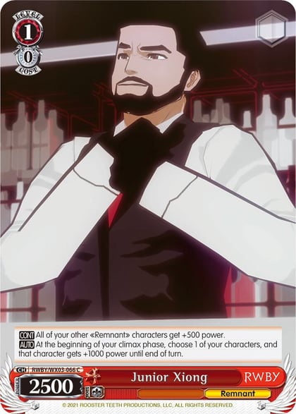 Junior Xiong, RWBY RWBY/WX03-066 C