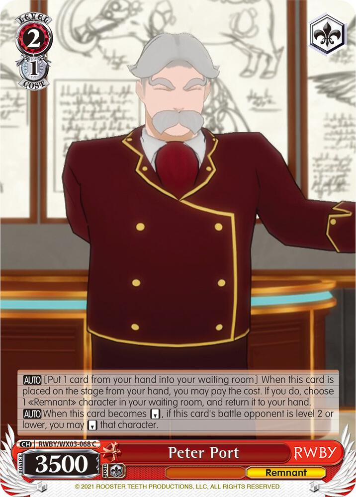 Peter Port, RWBY RWBY/WX03-068 C