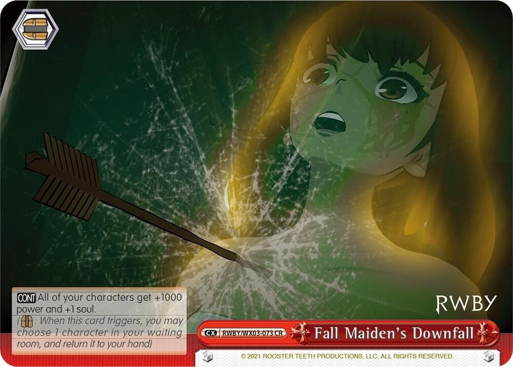 Fall Maiden's Downfall, RWBY RWBY/WX03-073 CR