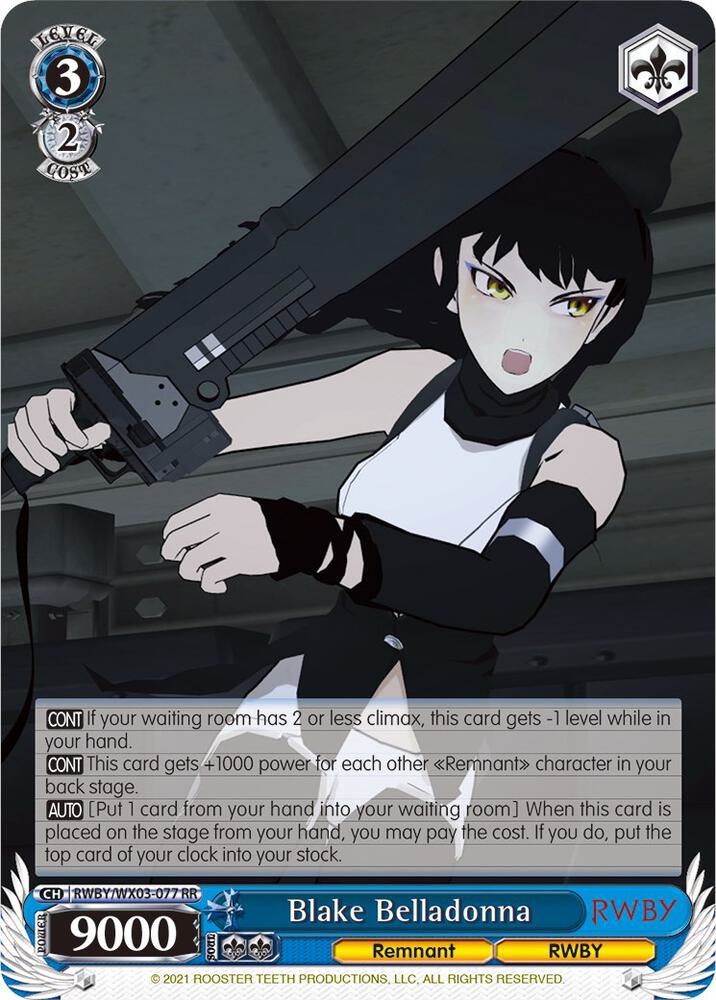 Blake Belladonna, RWBY RWBY/WX03-077 RR