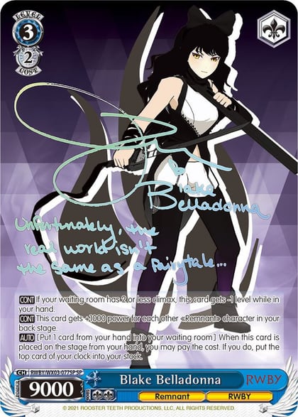 Blake Belladonna (SP), RWBY RWBY/WX03-077SP SP