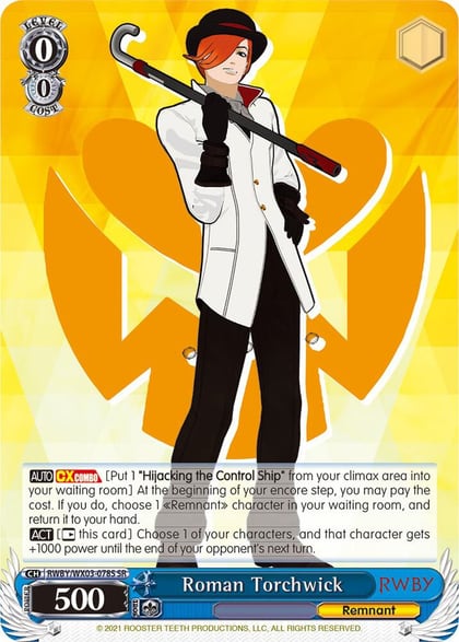Roman Torchwick (SR), RWBY RWBY/WX03-078S SR