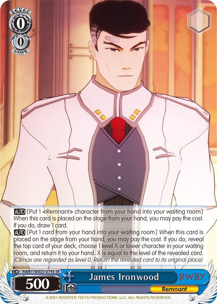 James Ironwood (SR), RWBY RWBY/WX03-079S SR